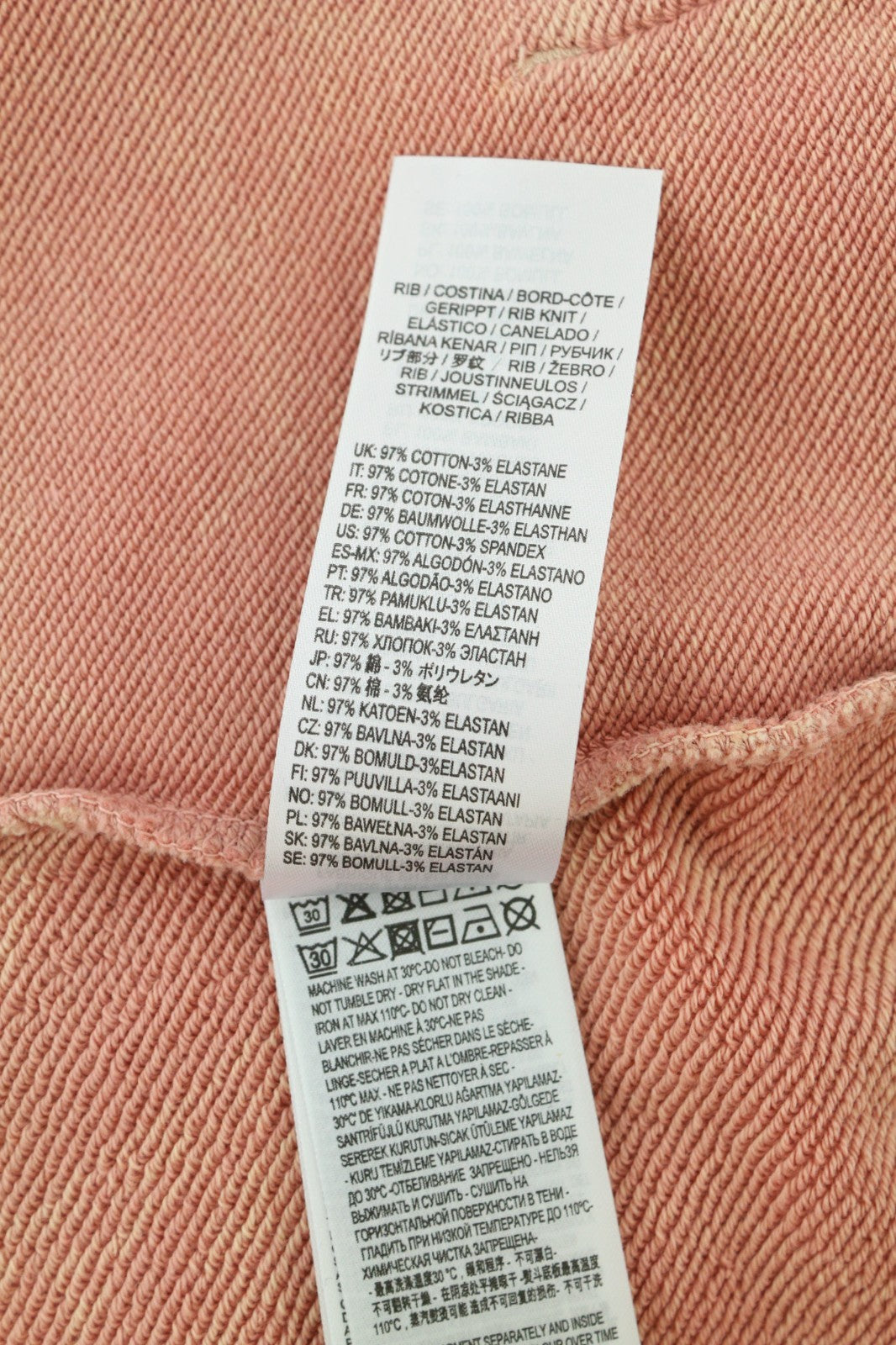 DIESEL F-Mikky moteriškas džemperis su gobtuvu L, persikų spalvos, megztinis su gobtuvu, asimetrinis, su kišenėmis, RRP195 