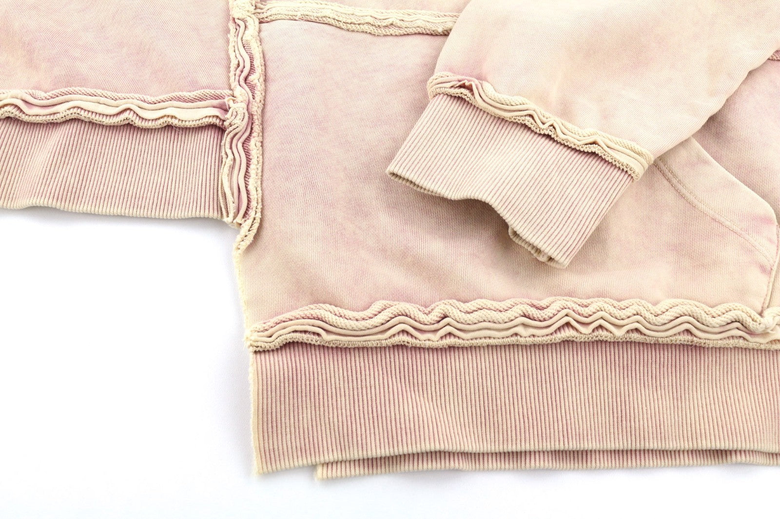 DIESEL F-Mikky moteriškas džemperis su gobtuvu, XL dydžio, persikų spalvos, su gobtuvu, asimetrišku dizainu, RRP195 