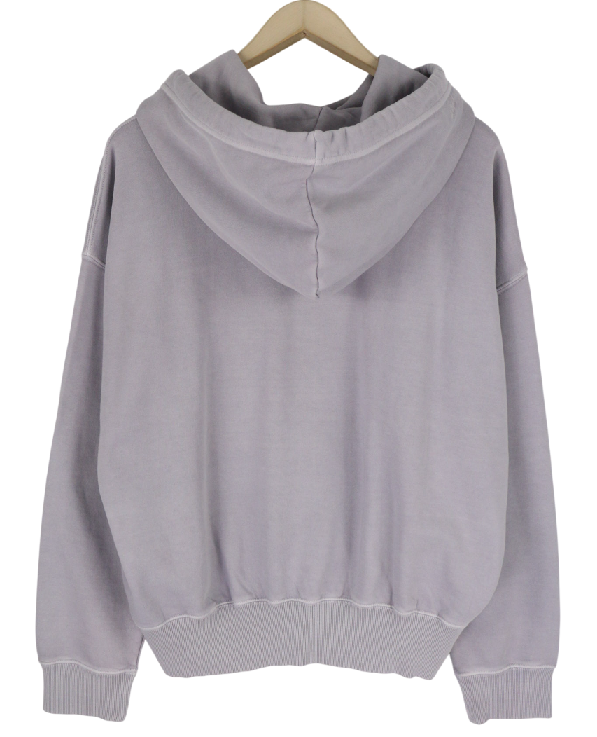 DIESEL F-Magdalena Felpa Women's Hoodie M Purple Washed Hood Strap RRP175