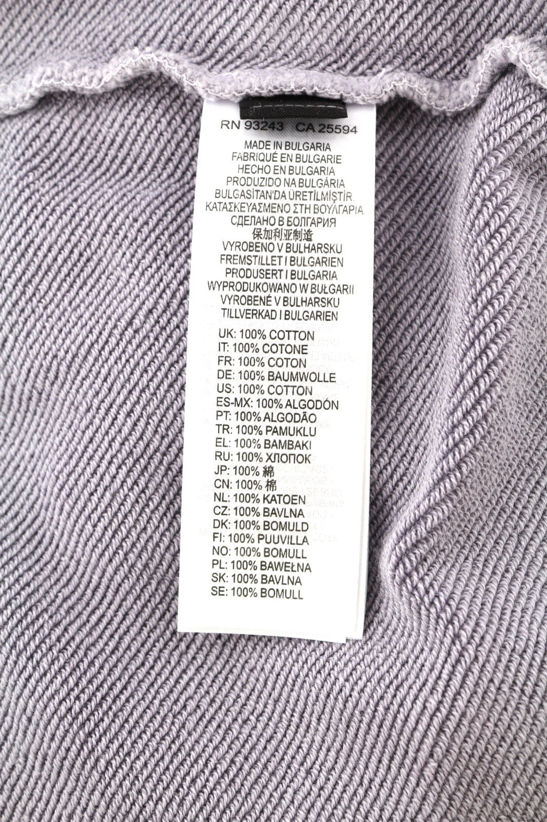 DIESEL F-Magdalena Felpa Women's Hoodie M Purple Washed Hood Strap RRP175