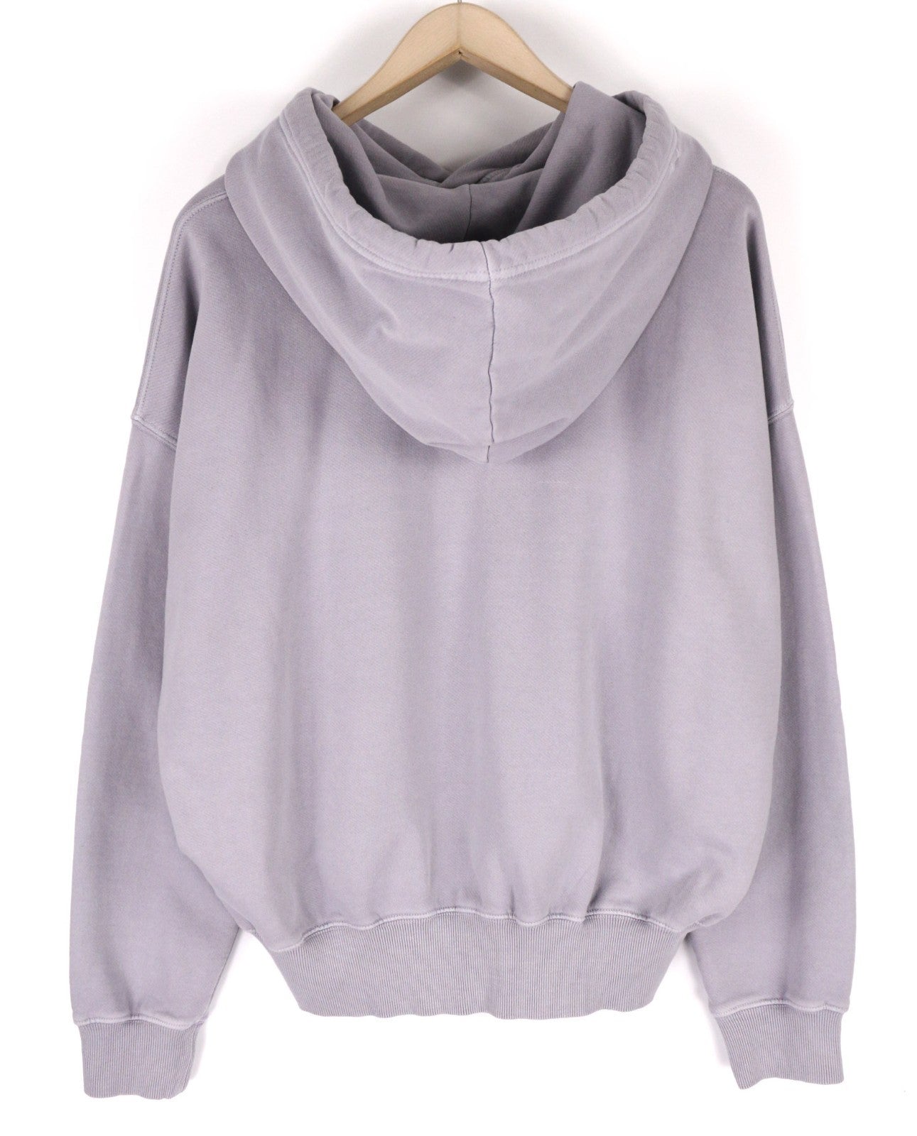 DIESEL F-Magdalena Women's Hoodie L Purple Washed Hood Strap Pullover RRP175