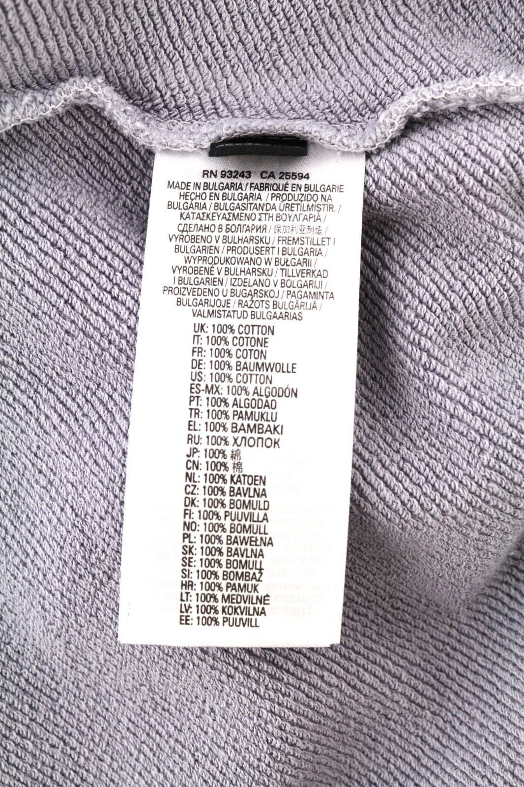 DIESEL F-Magdalena Women's Hoodie L Purple Washed Hood Strap Pullover RRP175