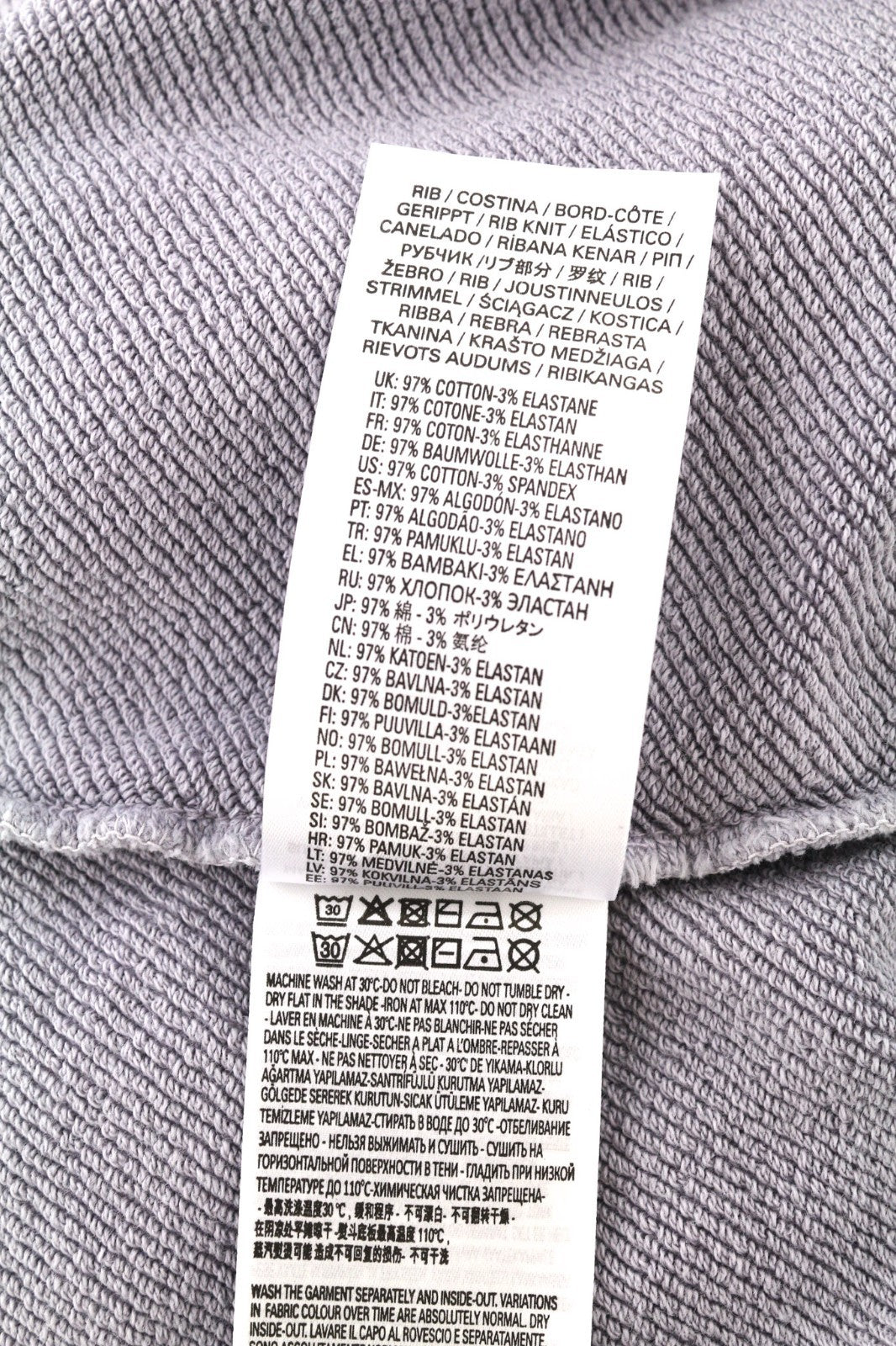 DIESEL F-Magdalena moteriškas džemperis su gobtuvu XL dydžio, violetinis, skalbtas, megztinis su gobtuvu ir dirželiu, RRP175 