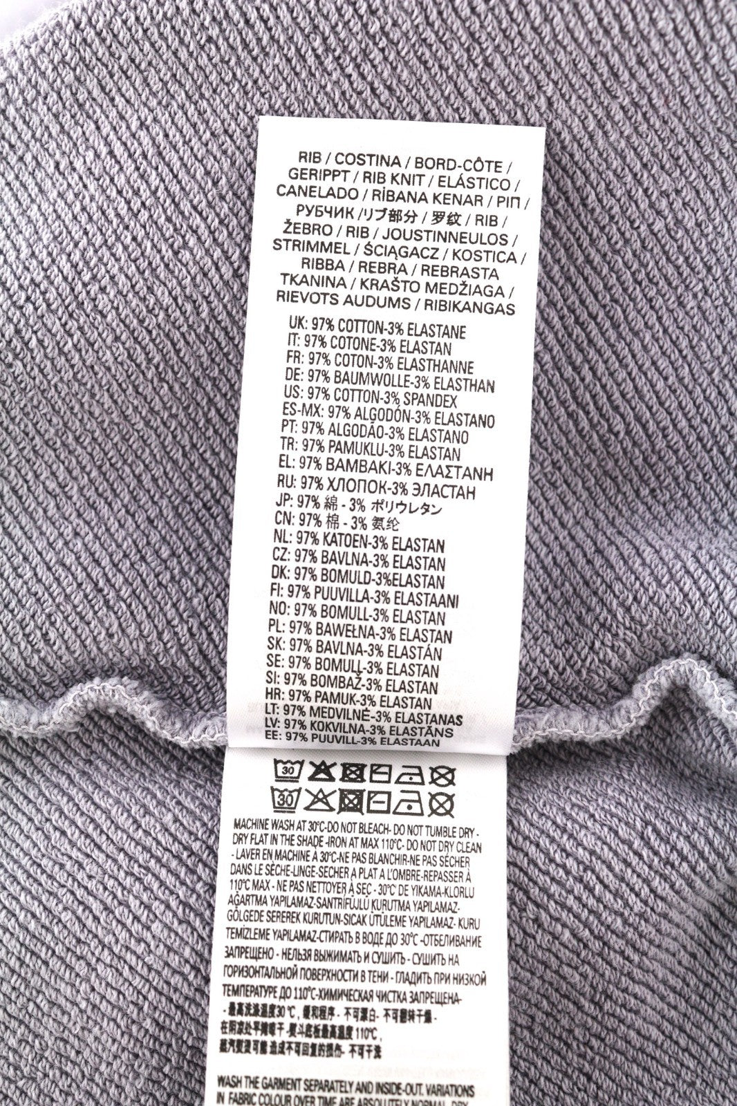 DIESEL F-Magdalena Felpa Women's Hoodie L Purple Washed Hood Logo Strap RRP175