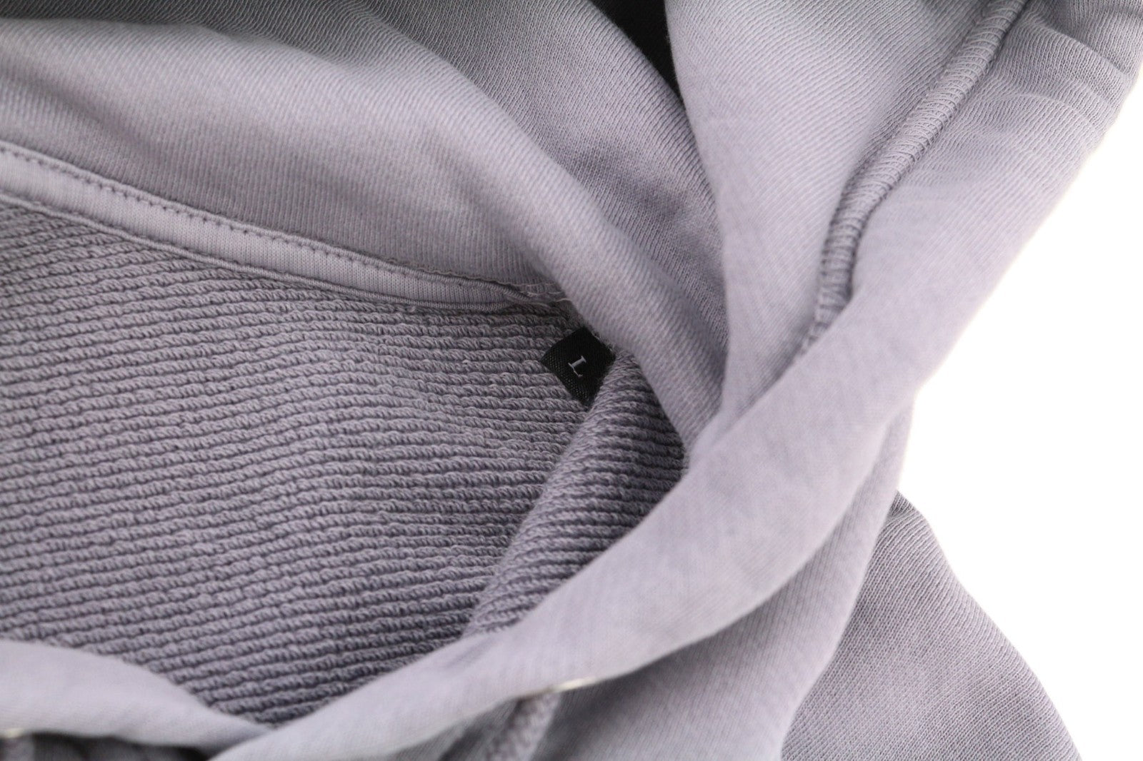 DIESEL F-Magdalena Felpa Women's Hoodie L Purple Washed Hood Logo Strap RRP175