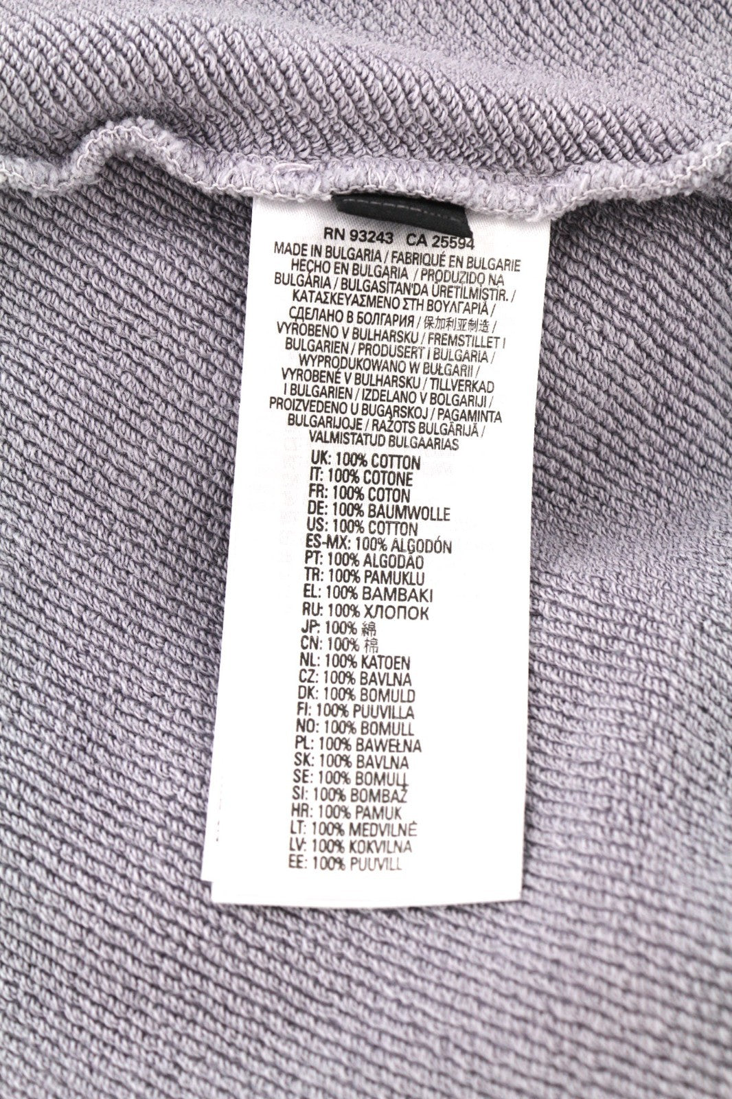 DIESEL F-Magdalena Felpa Women's Hoodie L Purple Washed Hood Logo Strap RRP175