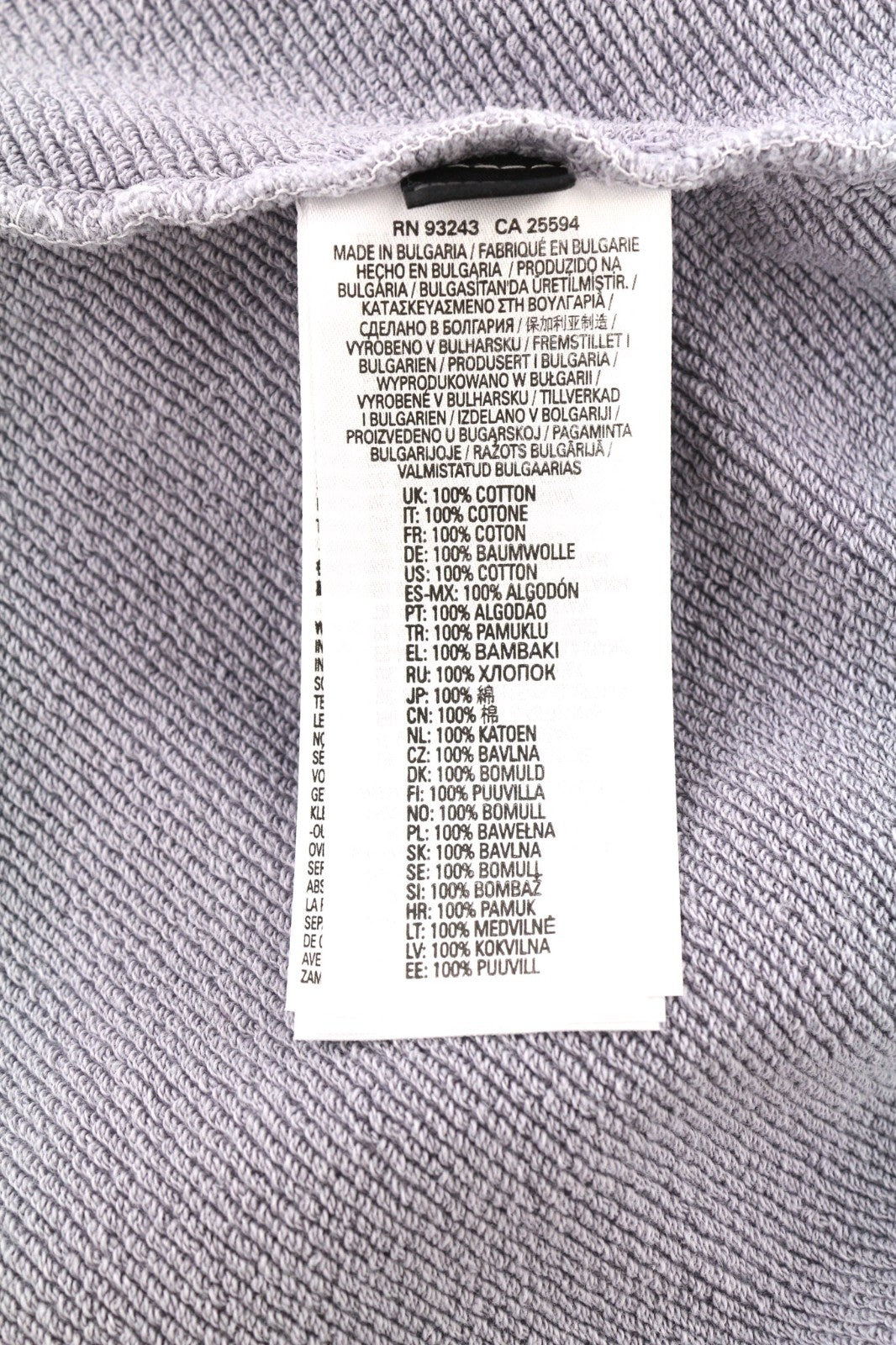 DIESEL F-Magdalena Women's Hoodie XL Purple Washed Hood Strap Pullover RRP175