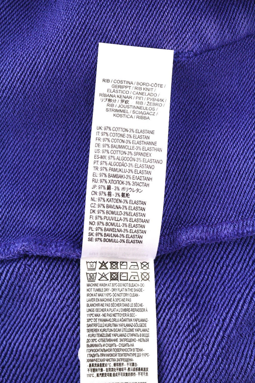 DIESEL F-Mikky Women's Hoodie M Blue Hood Asym Pocket Strap Logo Pull On RRP195