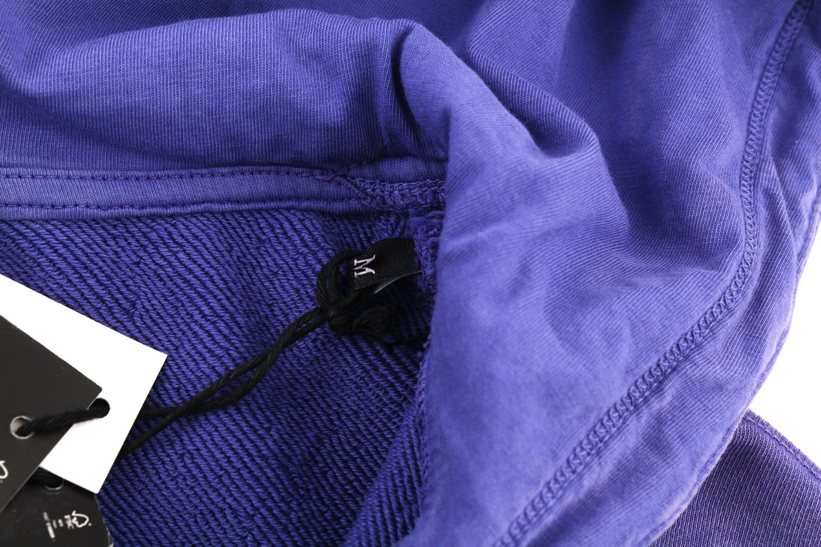 DIESEL F-Mikky Women's Hoodie M Blue Hood Asym Pocket Strap Logo Pull On RRP195