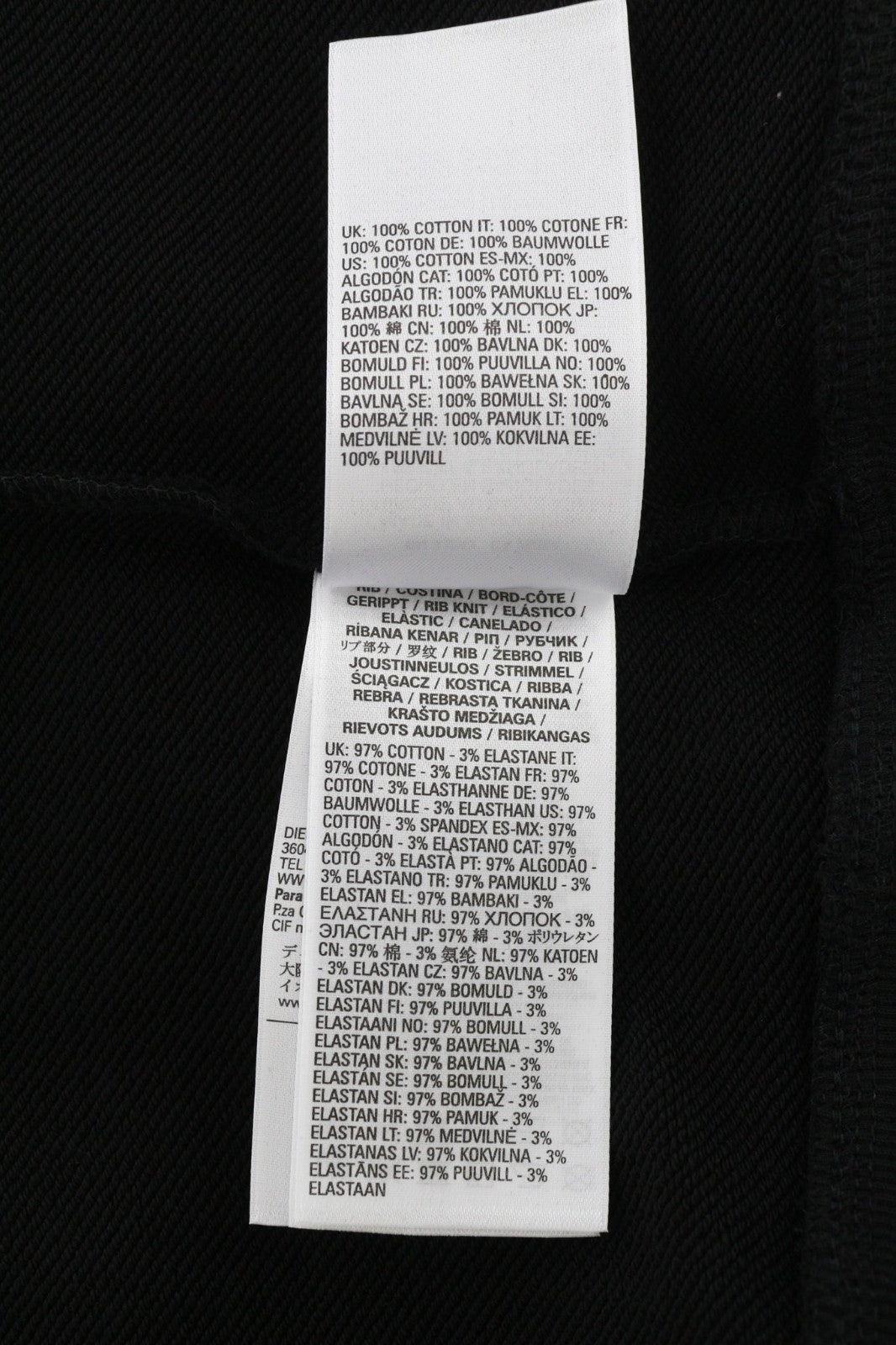 DIESEL F-Reggy-Hood moteriškas džemperis su gobtuvu M, juodas, megztinis su logotipu, RRP150