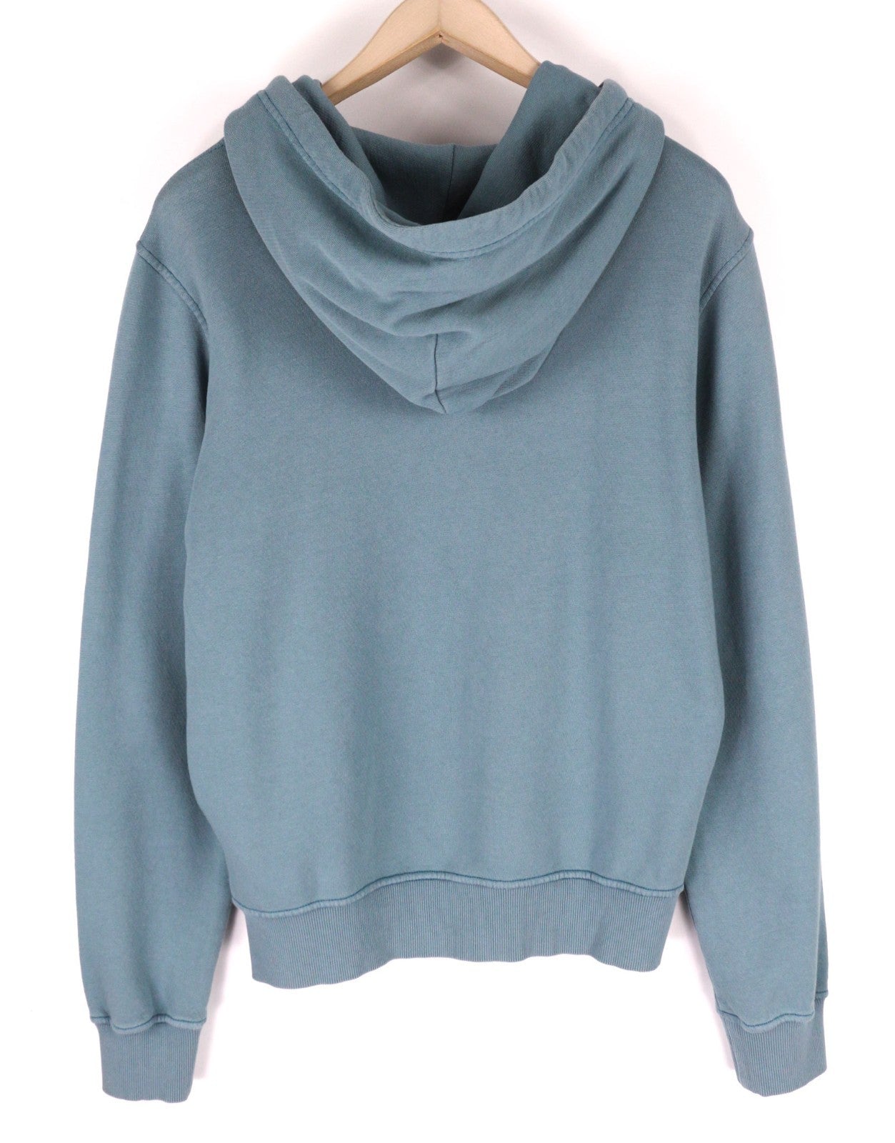 DIESEL S-Ginn-Hood vyriškas džemperis su gobtuvu S mėlynos spalvos su gobtuvu ir kengūros dirželiu, megztinis su medvilniniu logotipu. 