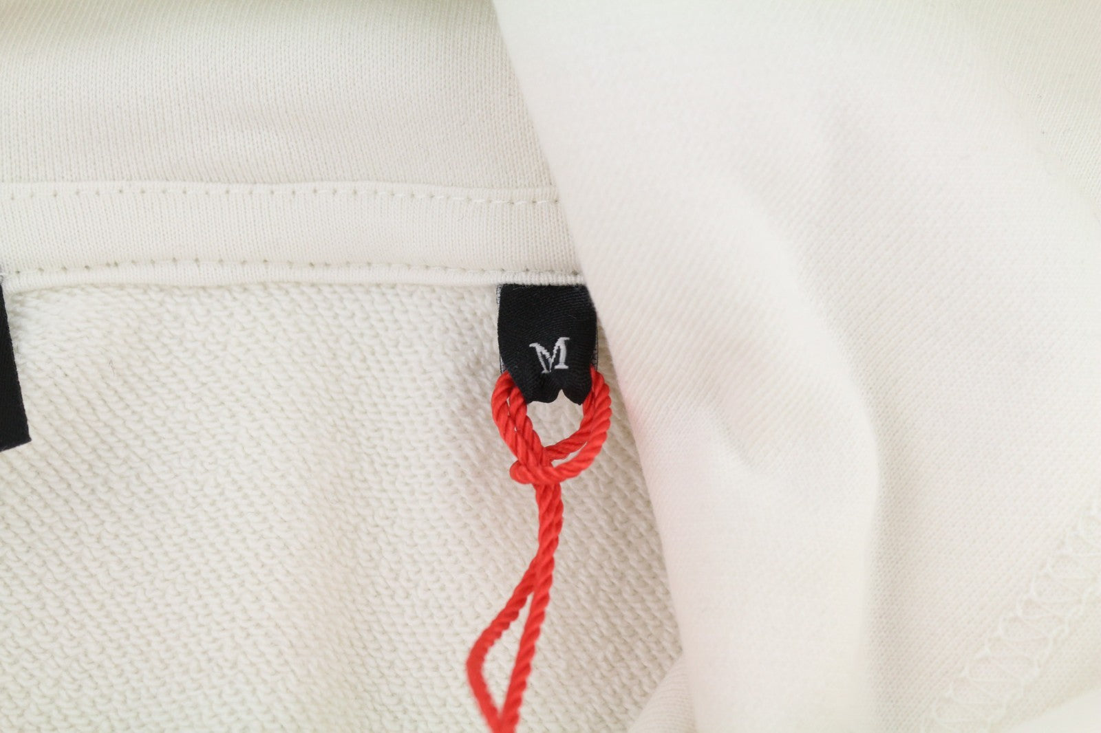 DIESEL S-Ginn-Hood Men's Hoodie M Beige Hood Kangaroo Strap Cotton Pullover