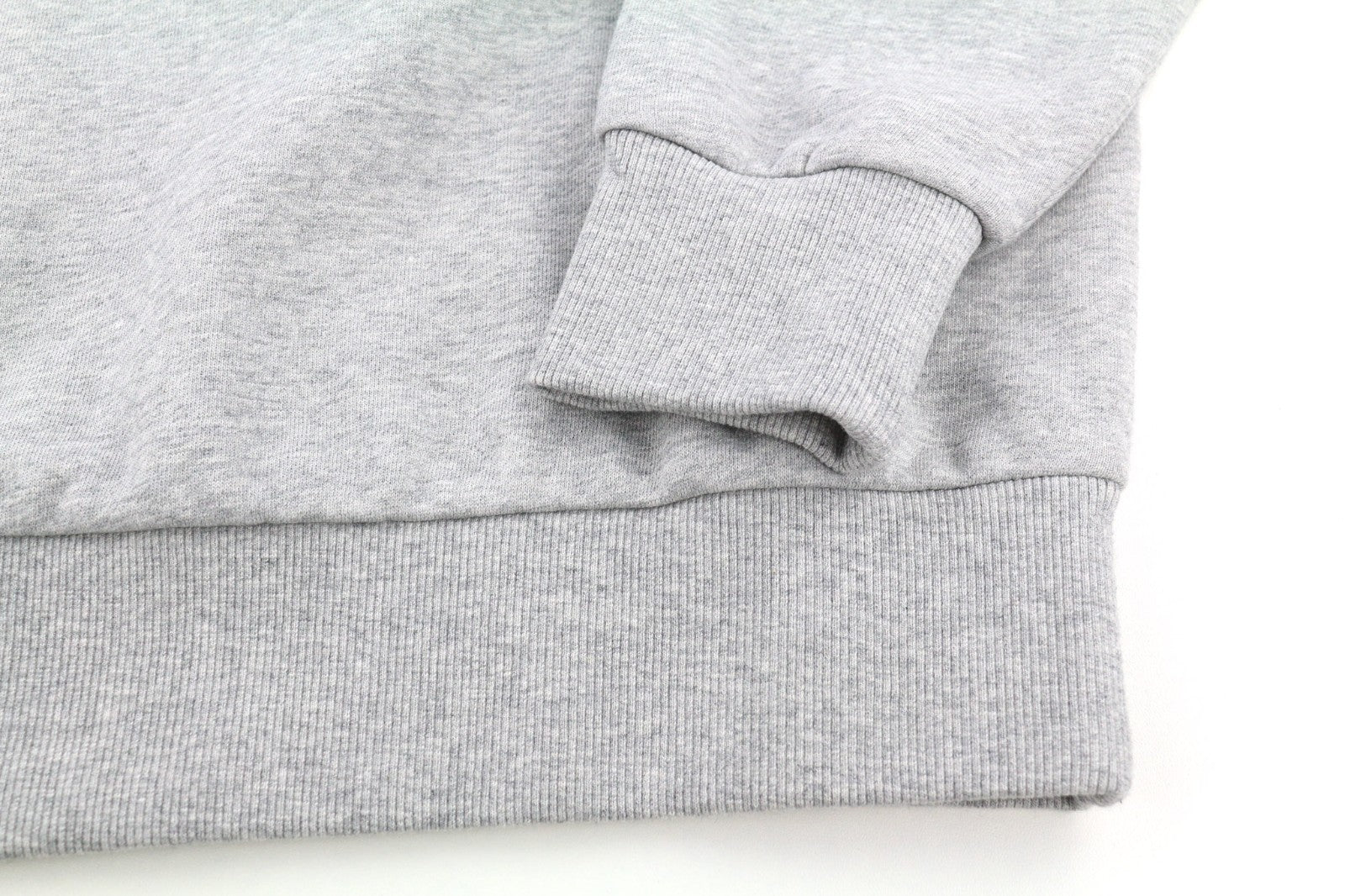 DIESEL S-Girk Men's Sweatshirt S Grey Melange Crew Neck Cotton Logo Pullover