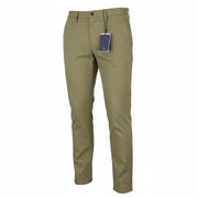GANT Hallden Tech Prep Chino Men Trousers W32/L32 Aloe Green Slim Fit Zip Fly
