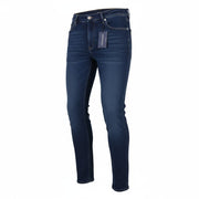 GANT Maxen Retro Shield vyriški džinsai W34/L36 tamsiai mėlyni ūsuoti, aptempti 