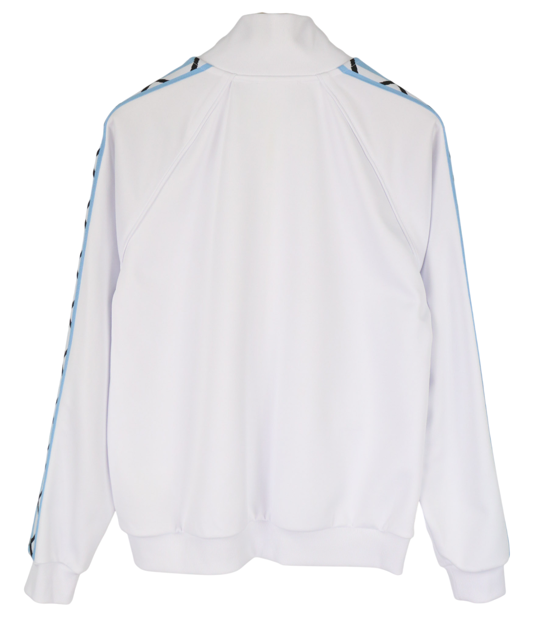 RICHMOND vyriškas sportinis kostiumas M, baltas, dviejų dalių, su užtraukiamais užtrauktukais, logotipu ir elastingu juosmeniu. 