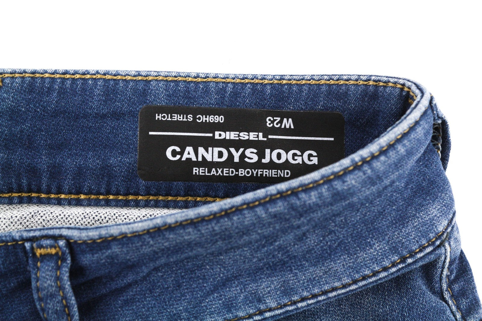DIESEL Candys Jogg 069HC Women's Jeans W23 Relaxed Sweat Boyfriend RRP190