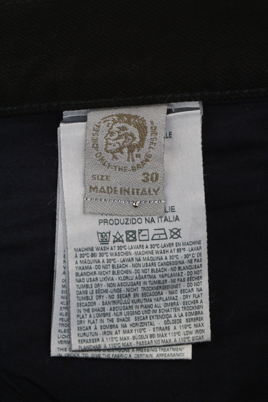 DIESEL Belthy 0856E Women's Jeans W30/L32 Coated Slim Straight Low RRP250