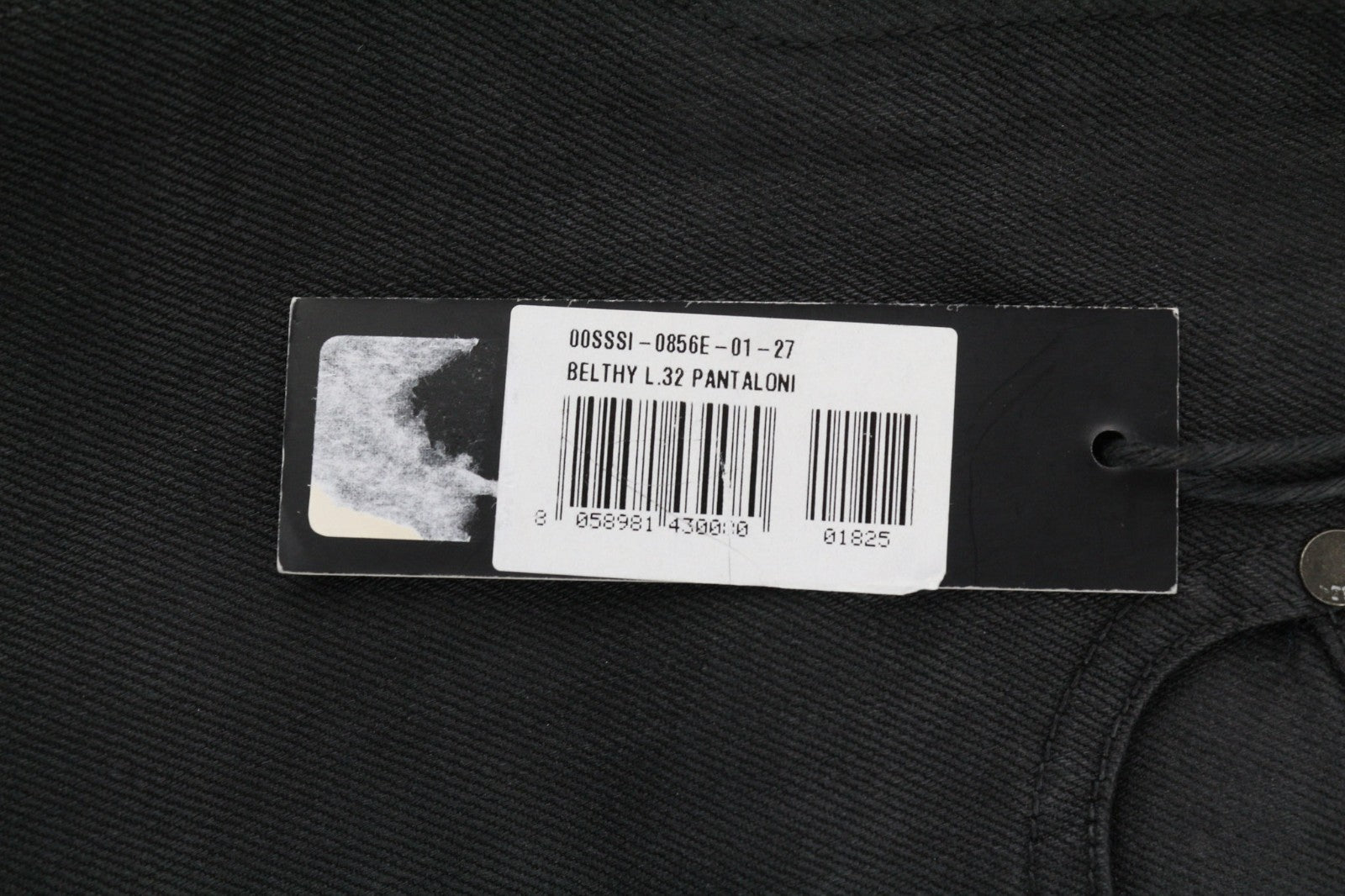 DIESEL Belthy 0856E Women's Jeans W27/L32 Coated Slim Straight Low  RRP250