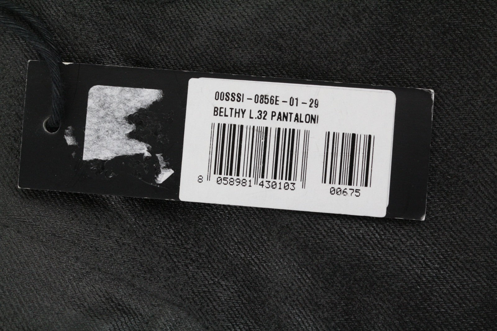 DIESEL Belthy 0856E Women's Jeans W29/L32 Coated Slim Straight Low  RRP250