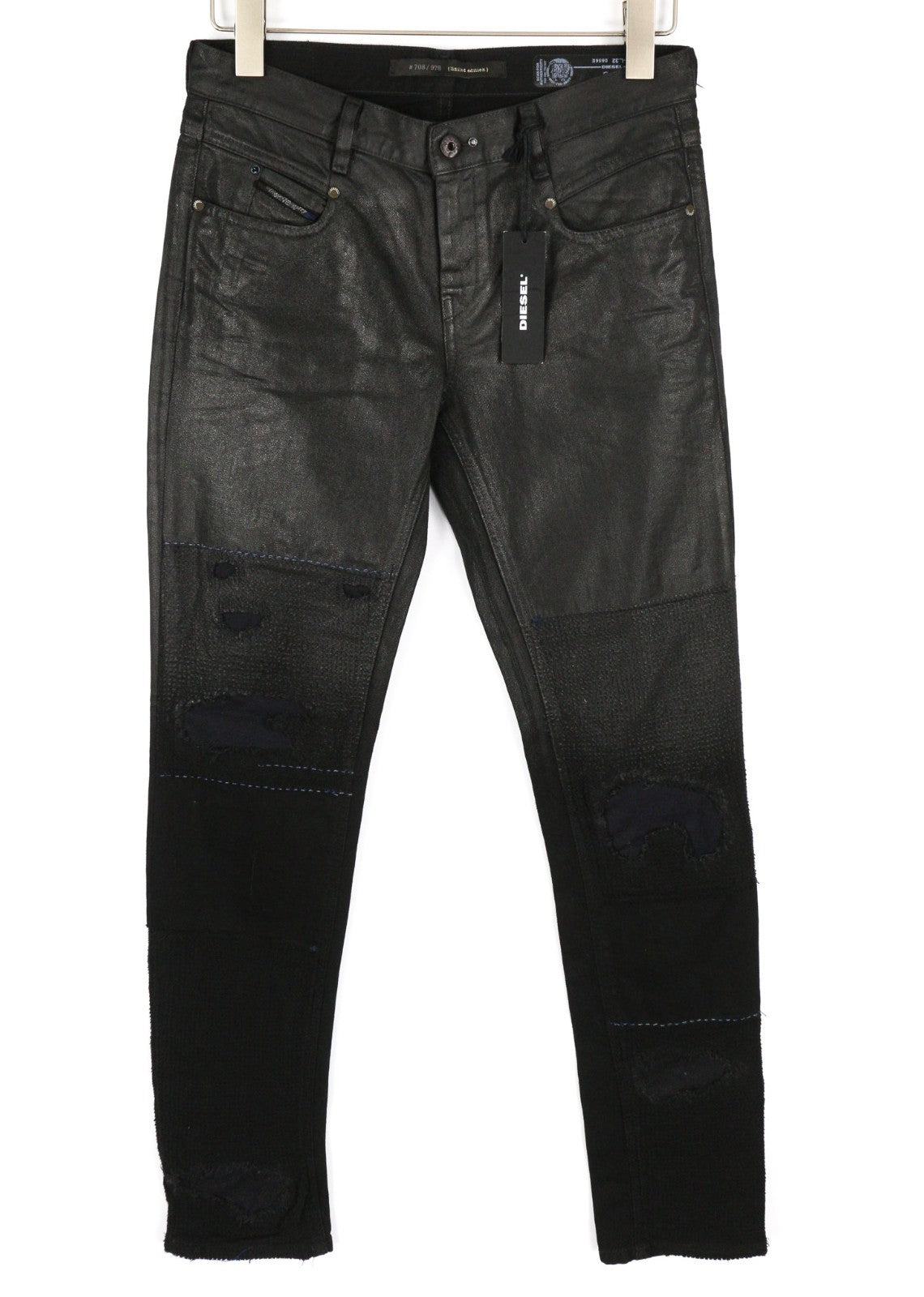 DIESEL Belthy 0856E Women's Jeans W26/L32 Coated Regular Slim Straight RRP250