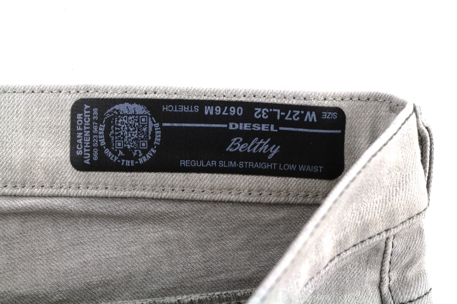 DIESEL Belthy 0676M Women's Jeans W27/L32 D.N.A. Slim Straight Stretch RRP180