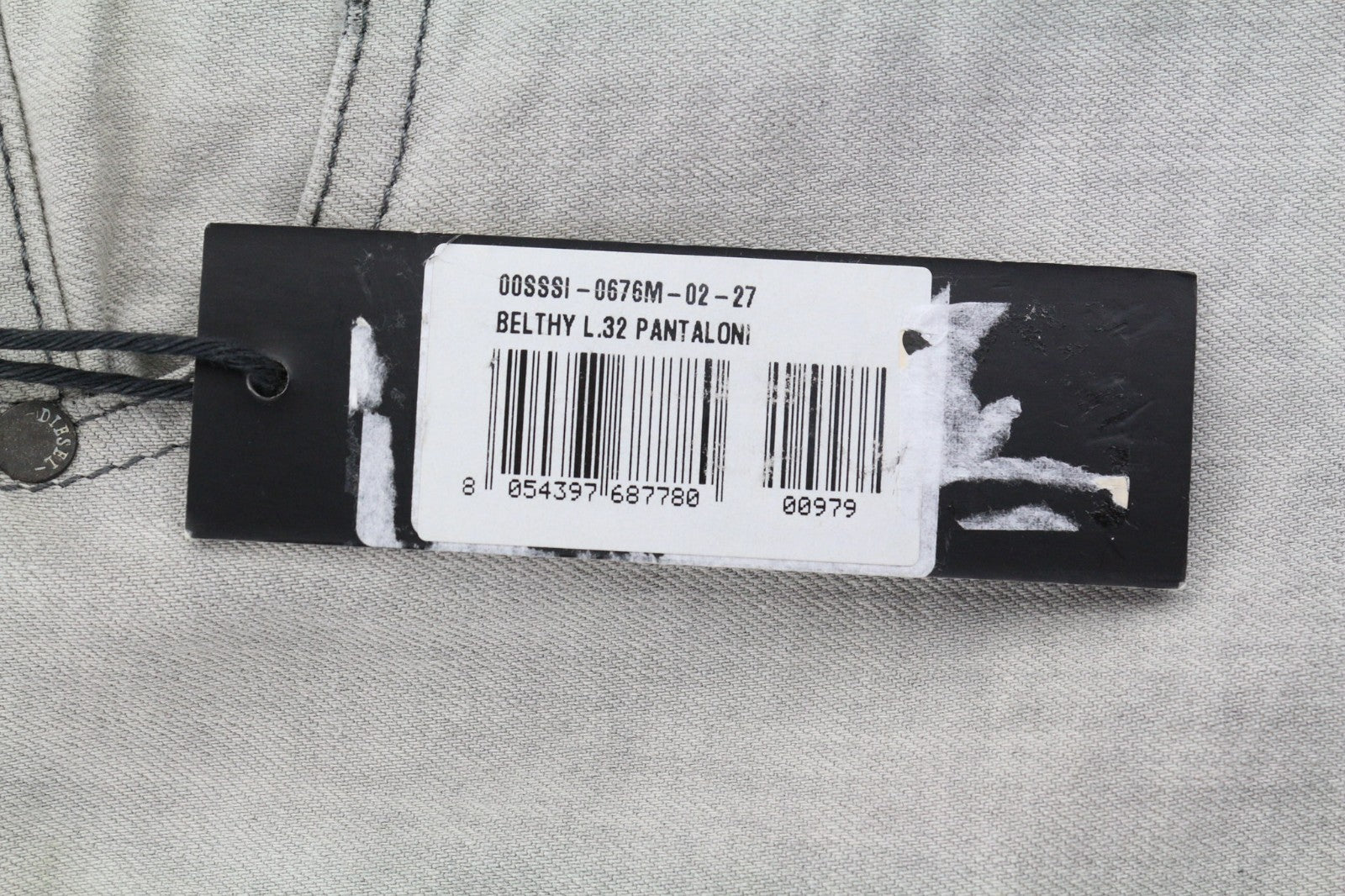 DIESEL Belthy 0676M Women's Jeans W27/L32 D.N.A. Slim Straight Stretch RRP180