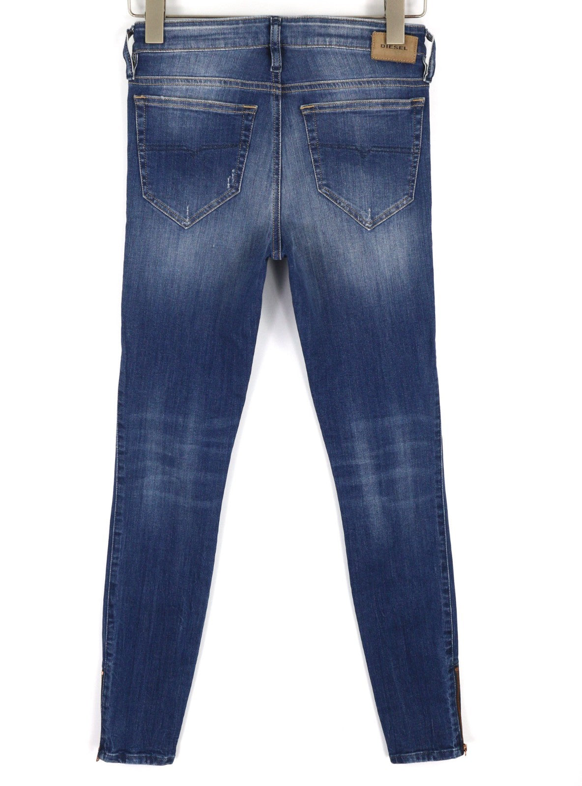 DIESEL Skinzee-Zip 084IY Women's Jeans W27/L32 Super Skinny Regular Waist