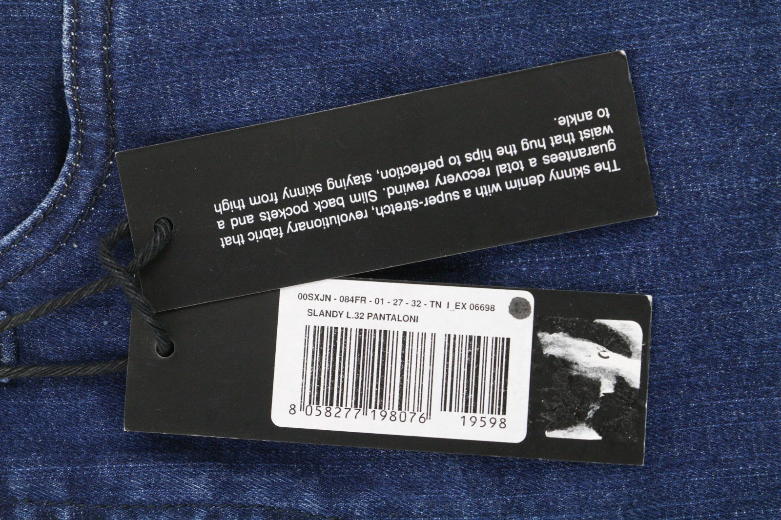 DIESEL Slandy 084FR Women's Jeans W27/L32 Super Slim Skinny Stretch Fit