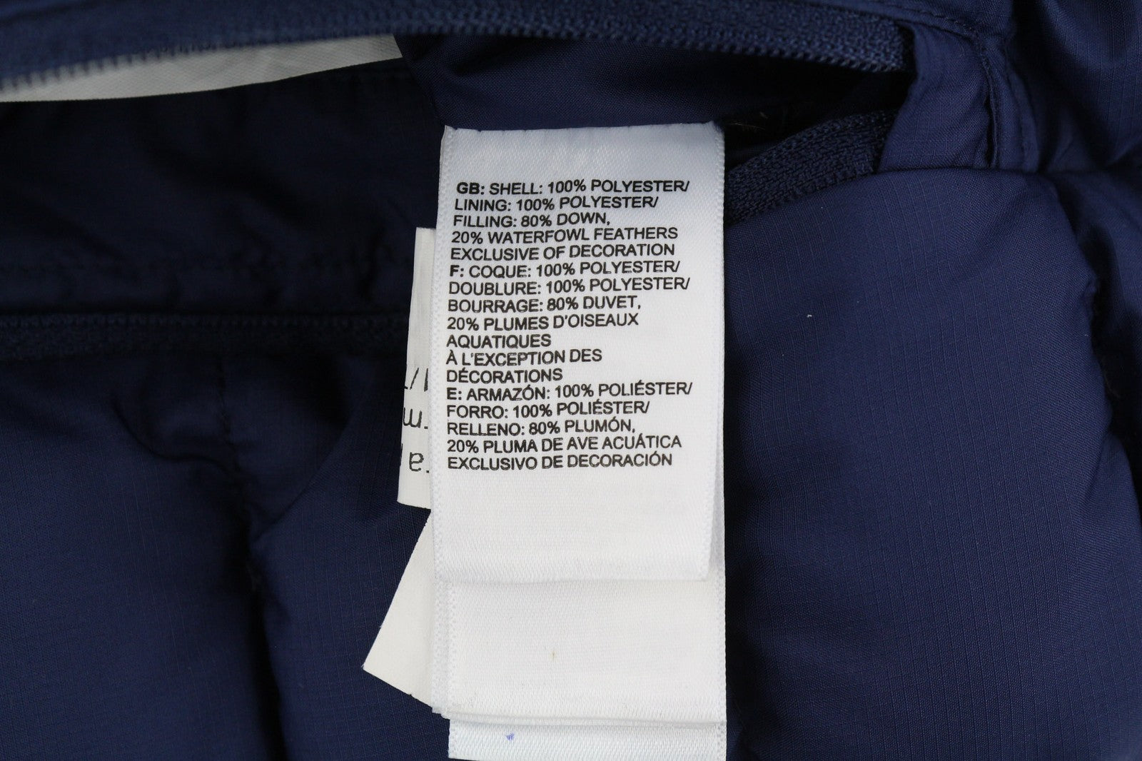 THE NORTH FACE Hometown Men's Jacket S Blue 550 Down Hooded Puffer