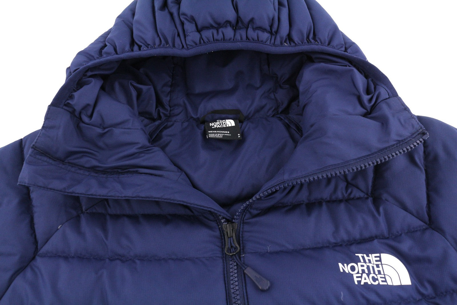 THE NORTH FACE Hometown Men's Jacket S Blue 550 Down Hooded Puffer