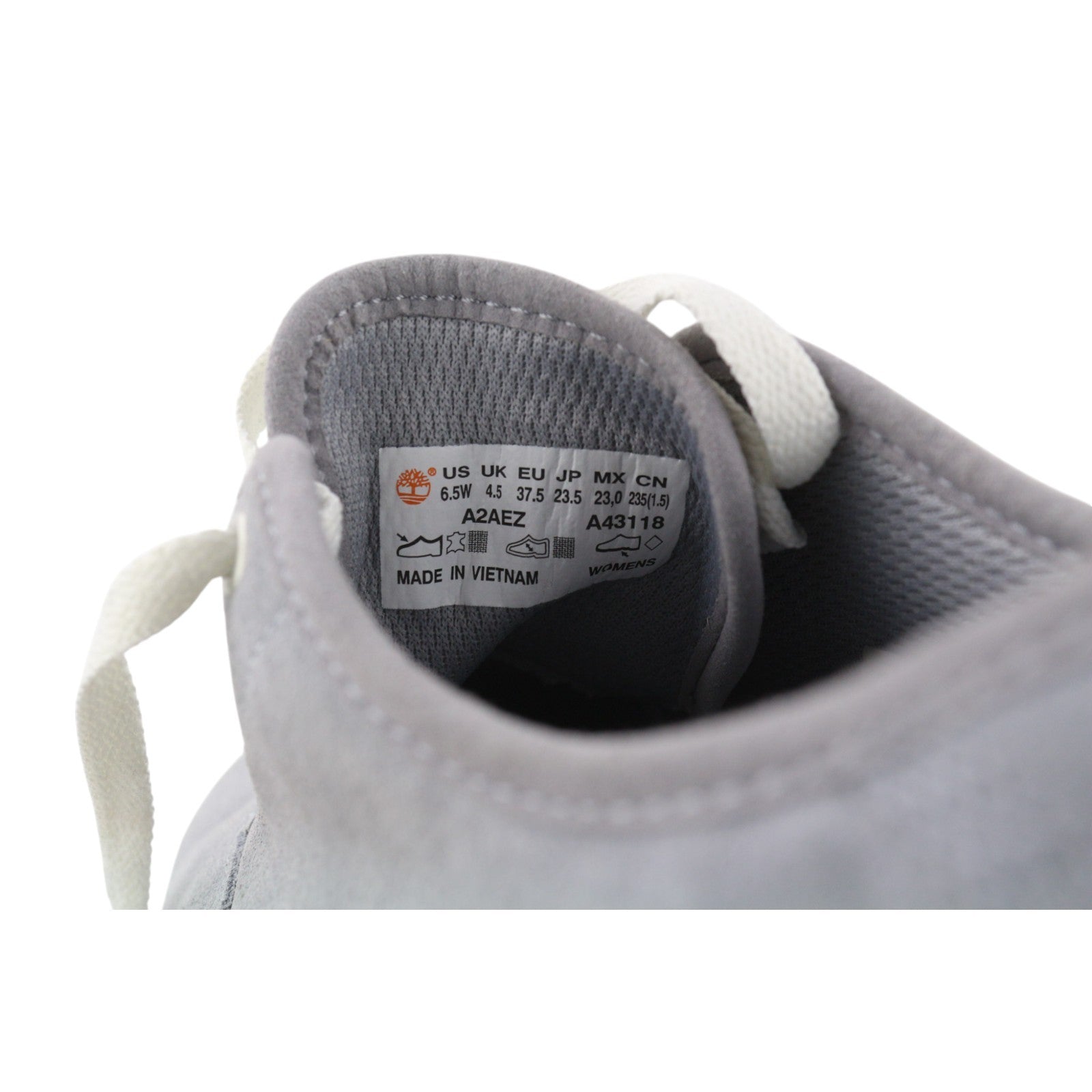 TIMBERLAND A2AEZ moteriški sportbačiai UK4/4.5 EU37/37.5 pilki zomšos 