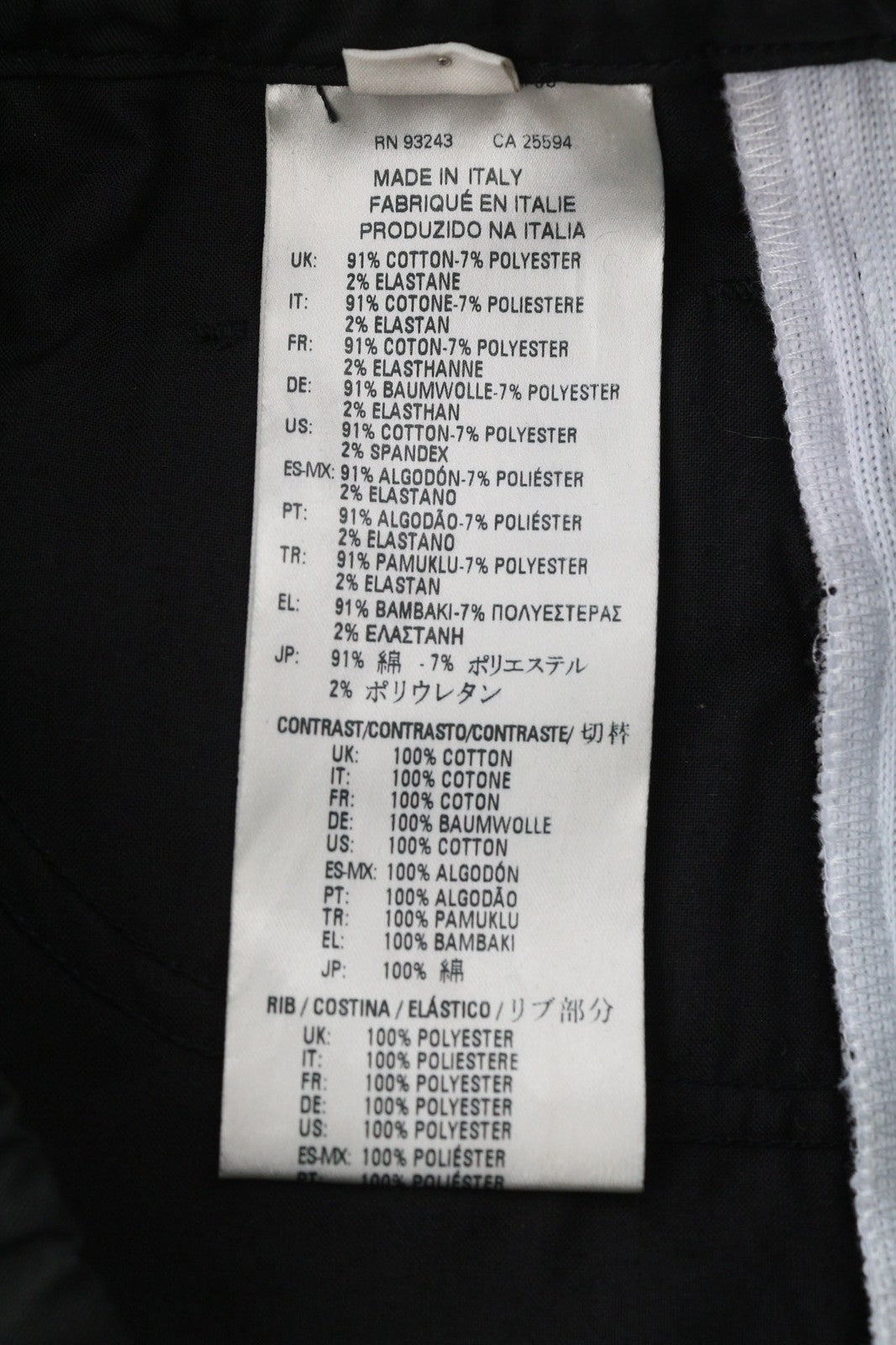 DIESEL BLACK GOLD 1766RIB vyriški džinsai W26 juodi siaurėjantys su elastingu juosmeniu ir logotipu 
