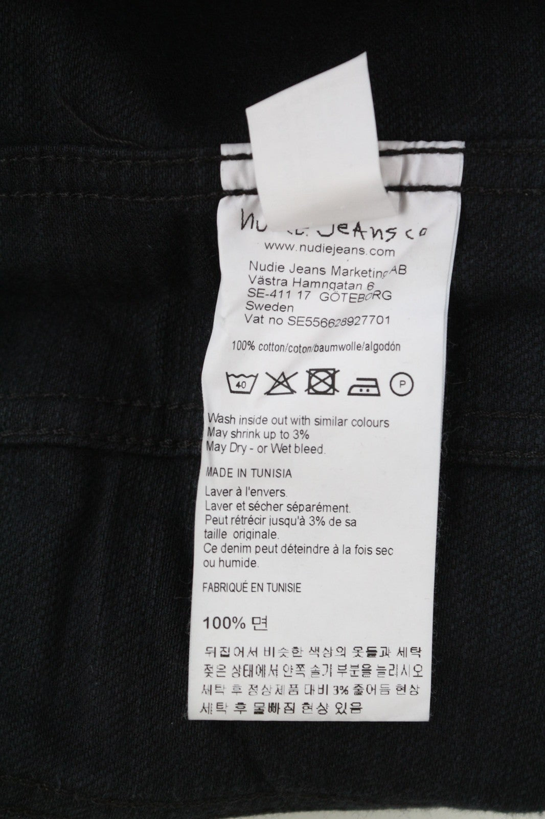 NUDIE JEANS Billy vyriška striukė XS Rebel Black B01 Washed Buttons Polo Denim 