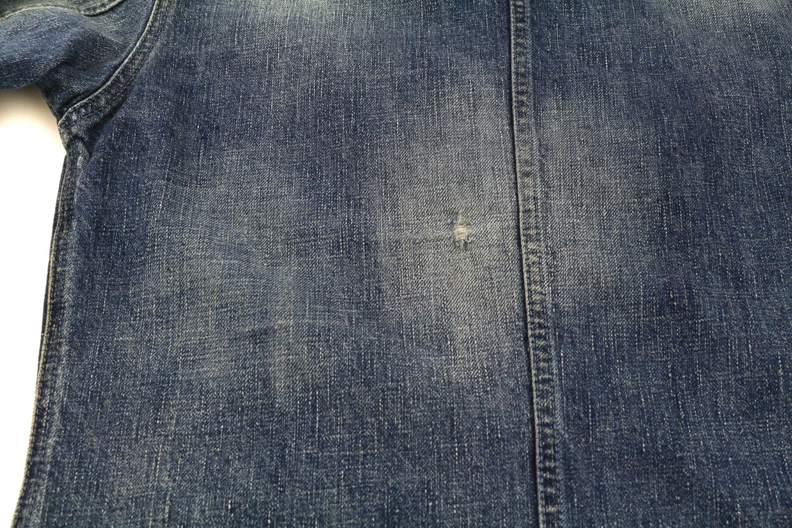 NUDIE JEANS Tryggve Men's Jacket S Cosmic Blue Washed Denim Polo Logo