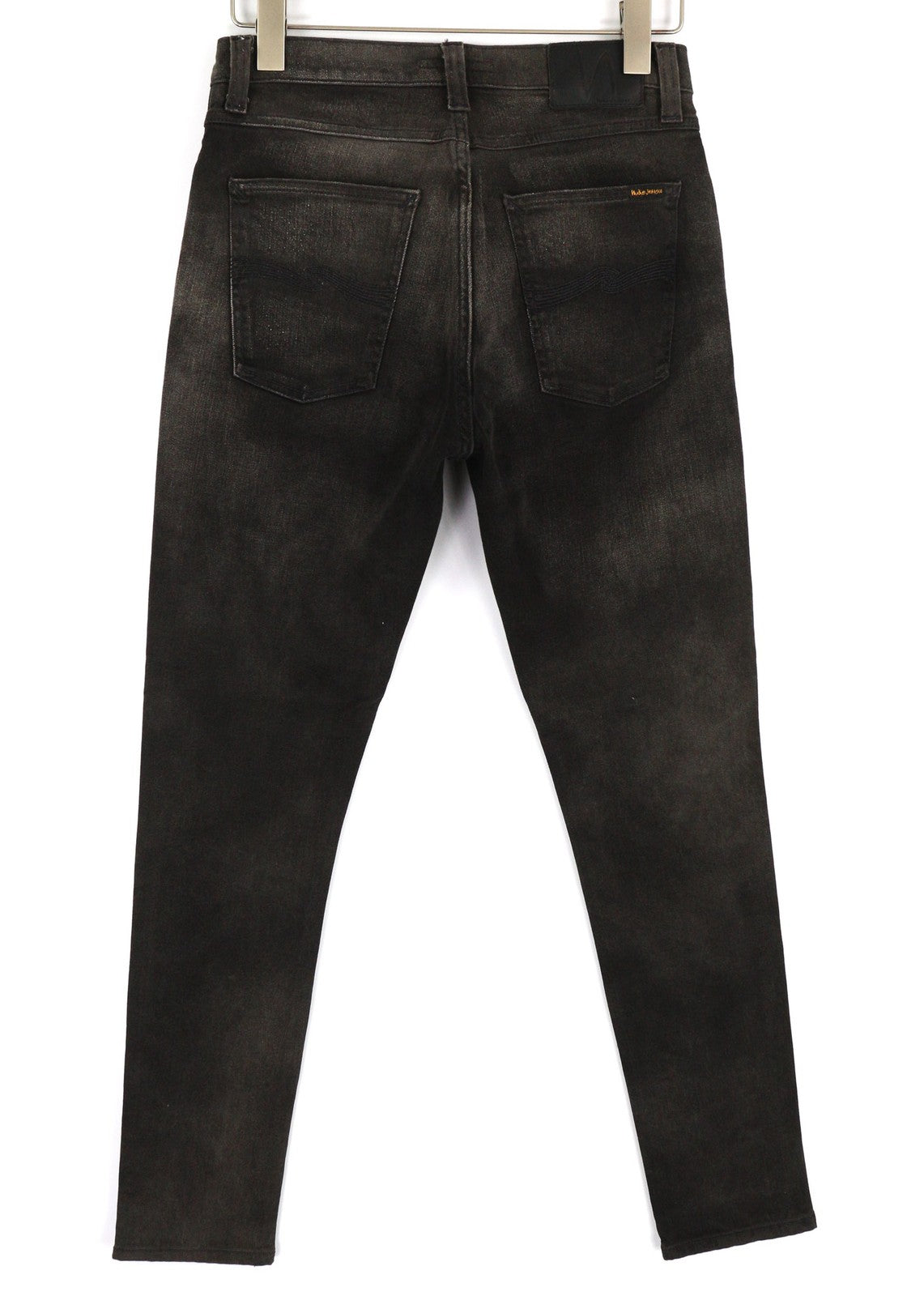 NUDIE JEANS Pipe Led vyriški džinsai W30/L30 pilko marmuro, organinio plonumo, skalbto efekto 