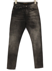 NUDIE JEANS Pipe Led vyriški džinsai W28/L30 pilko marmuro, organinio plonumo, skalbto efekto 