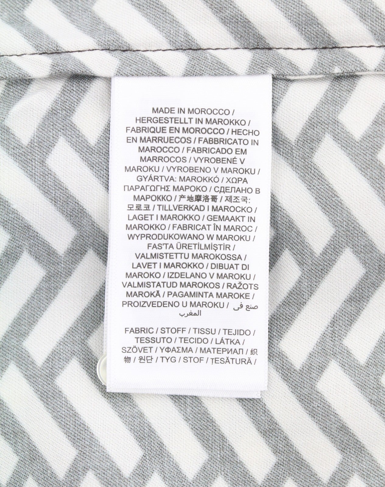 GANT Relaxed Geometric Women Shirt EU38 Rich Brown Oversized Loose Fit RRP150