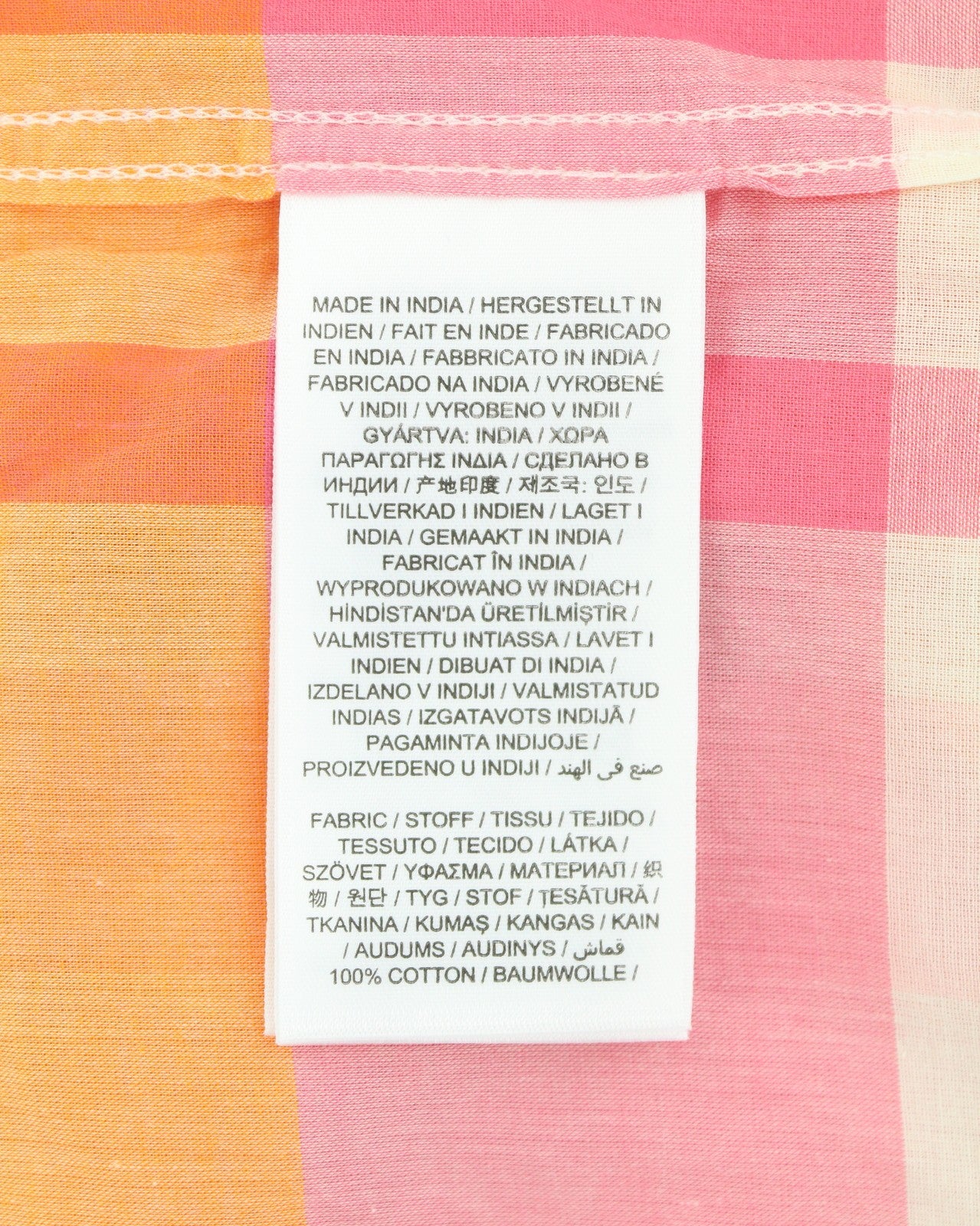 GANT Rel plačiarankoliai Madras moteriški marškinėliai, 34 dydžio, rožiniai, su sagomis žemyn atlenkiama apykakle, laisvalaikio stiliaus 