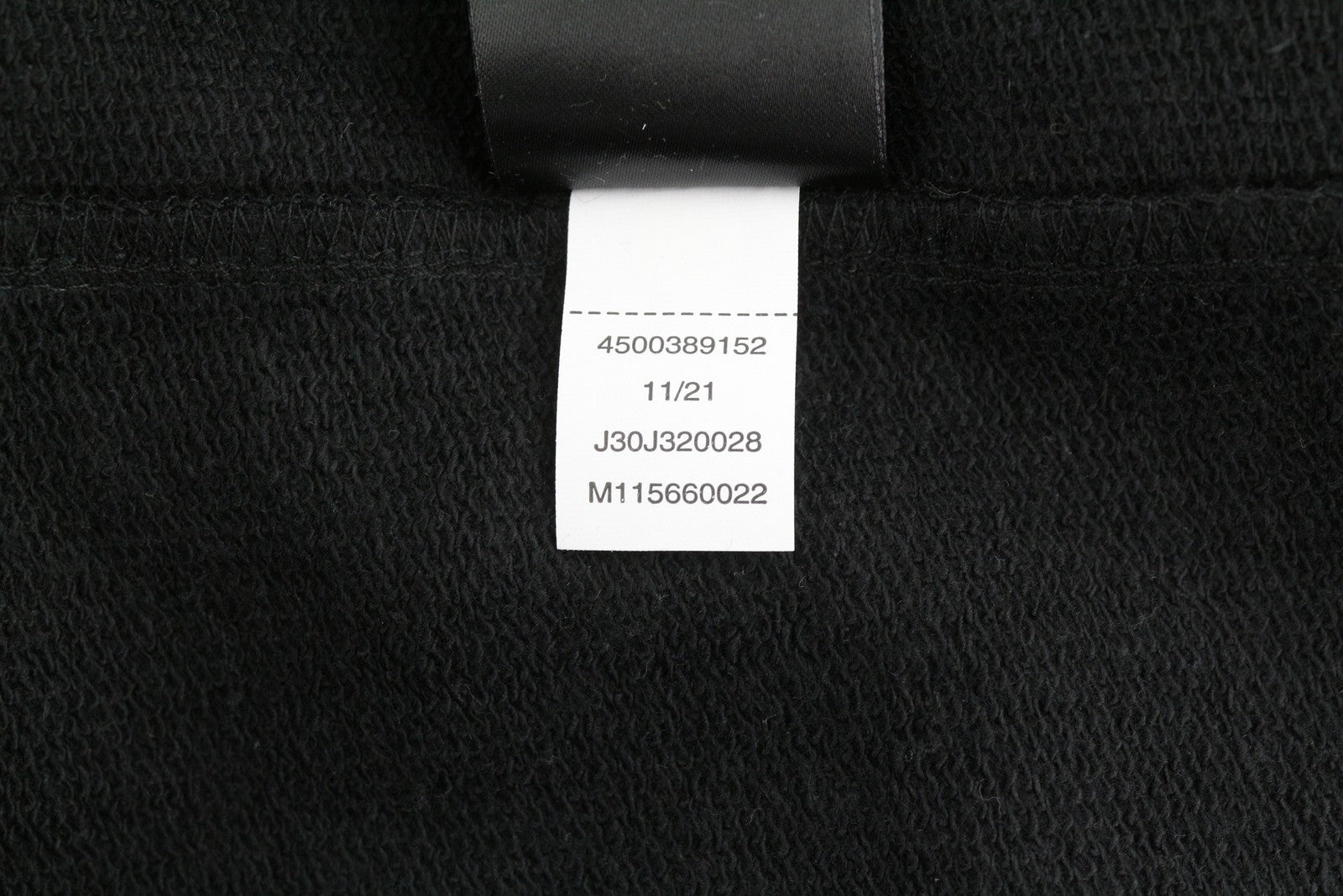 CALVIN KLEIN Men Hoodie XL Black Hooded Pockets Cotton Logo Oversized Pullover