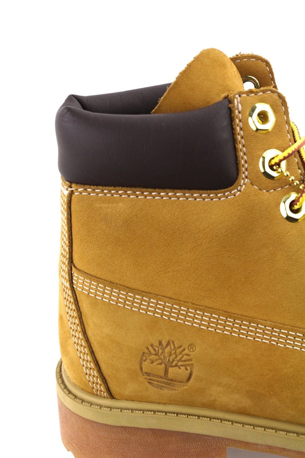 TIMBERLAND 12909-A3430 Boys Shoes EU35/35.5 Brown Leather Lace-Up Classic Boots