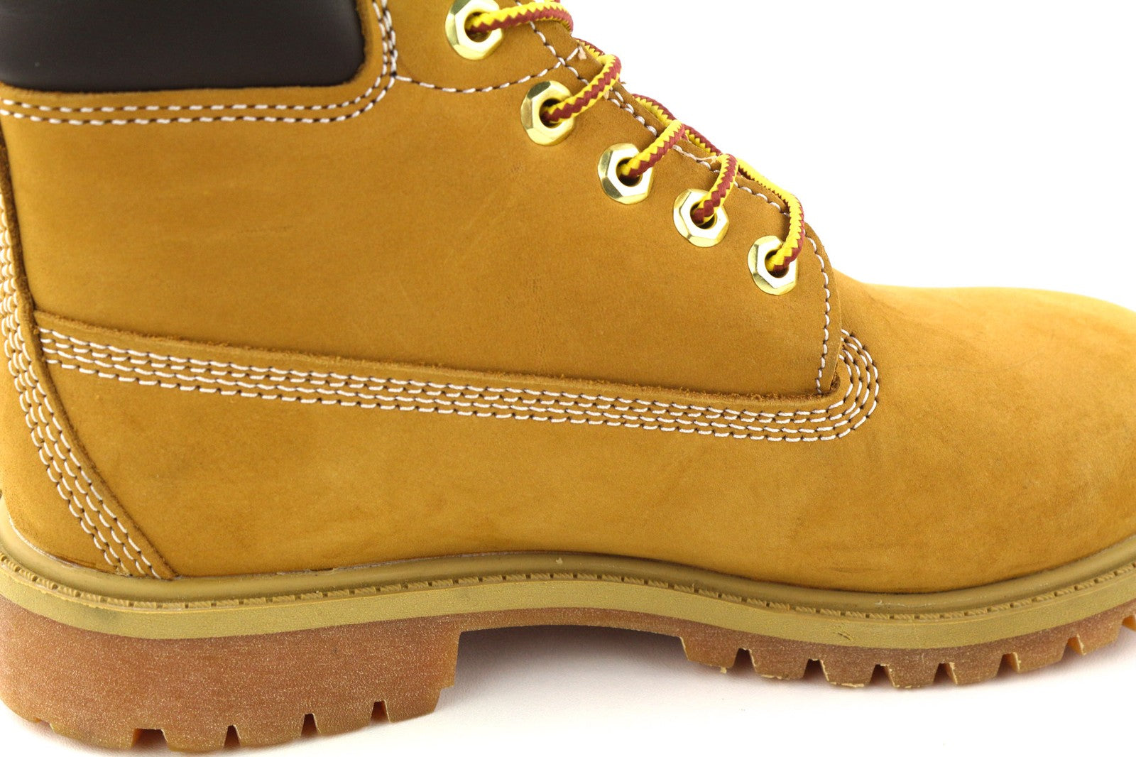 TIMBERLAND 12909-A3430 Boys Shoes EU35/35.5 Brown Leather Lace-Up Classic Boots