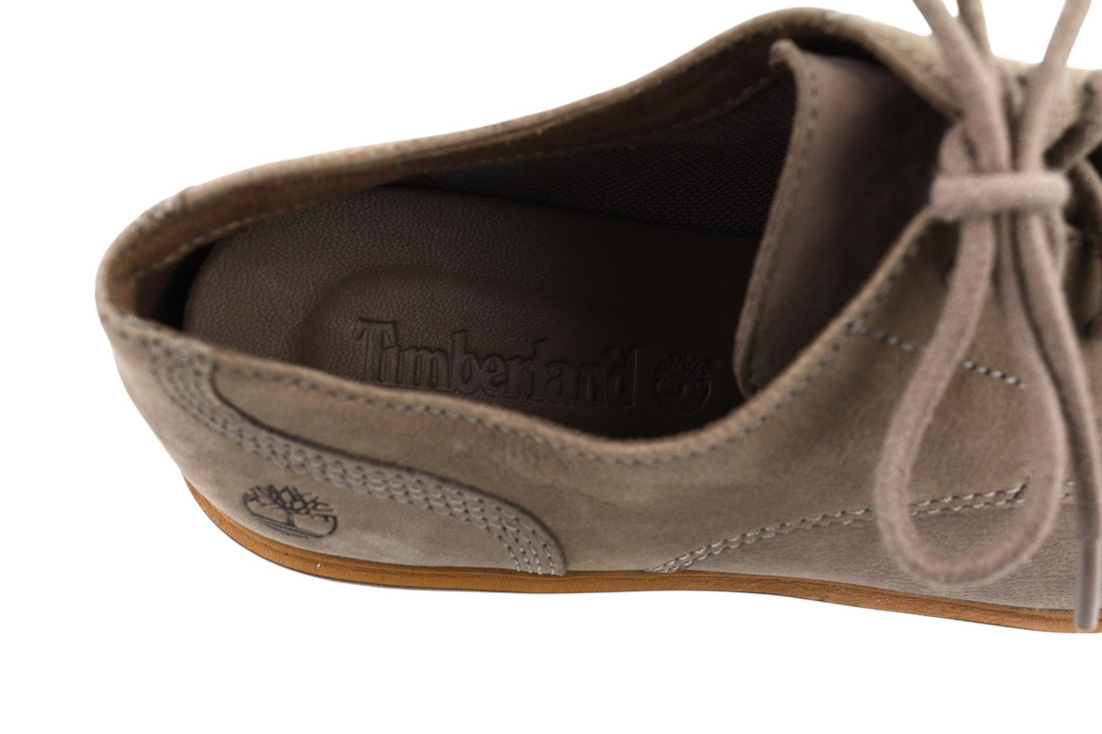TIMBERLAND A1MLQ-A5619 moteriški batai, 37.5/38 pilki rudi odiniai žemapadžiai batai, suvarstyti 