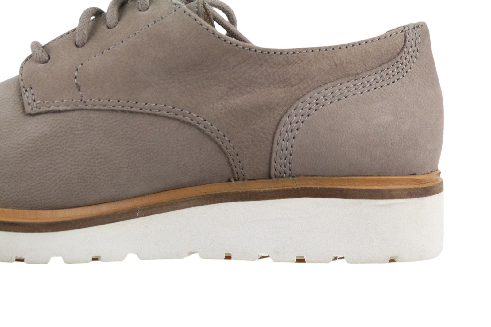 TIMBERLAND A1MLQ-A5619 moteriški batai, 37.5/38 pilki rudi odiniai žemapadžiai batai, suvarstyti 