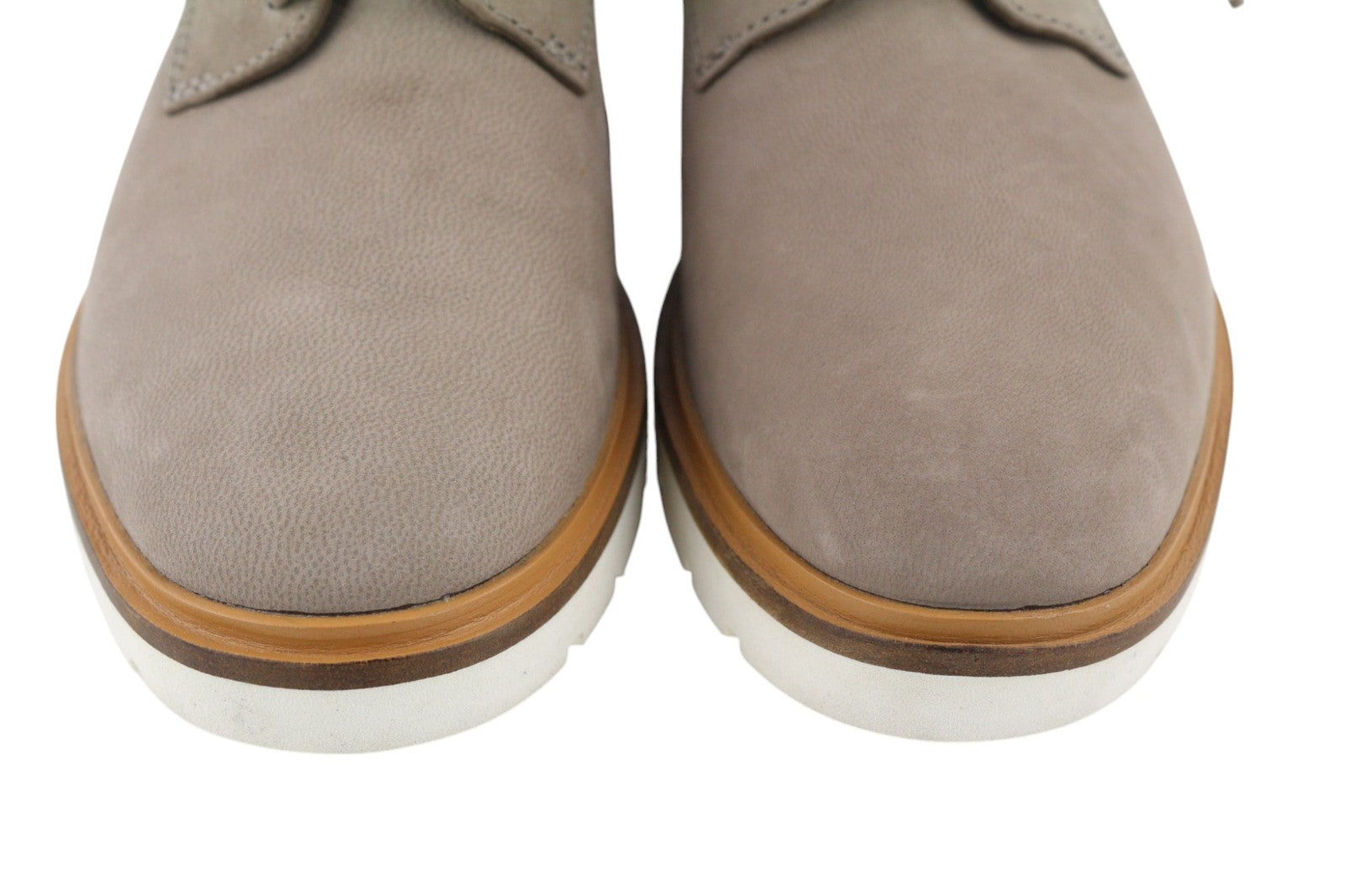 TIMBERLAND A1MLQ-A5619 moteriški batai, 37.5/38 pilki rudi odiniai žemapadžiai batai, suvarstyti 