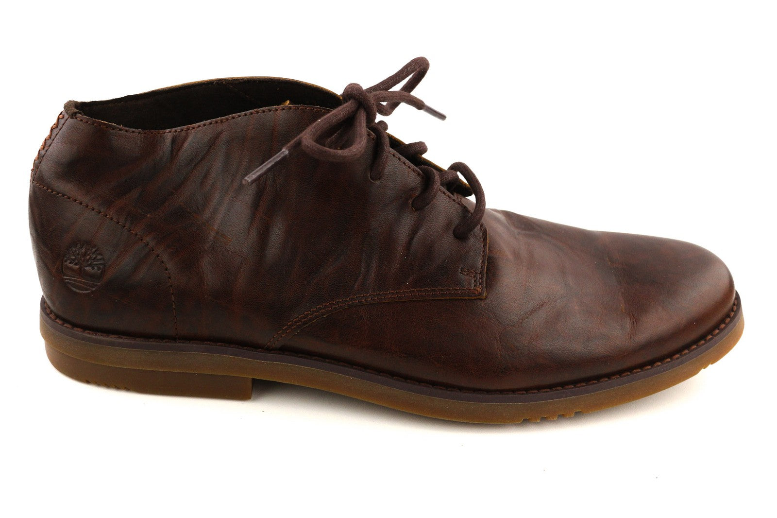 TIMBERLAND A22GK-A3619 vyriški batai EU43/43.5 tamsiai rudi odiniai laisvalaikio batai su raišteliais 