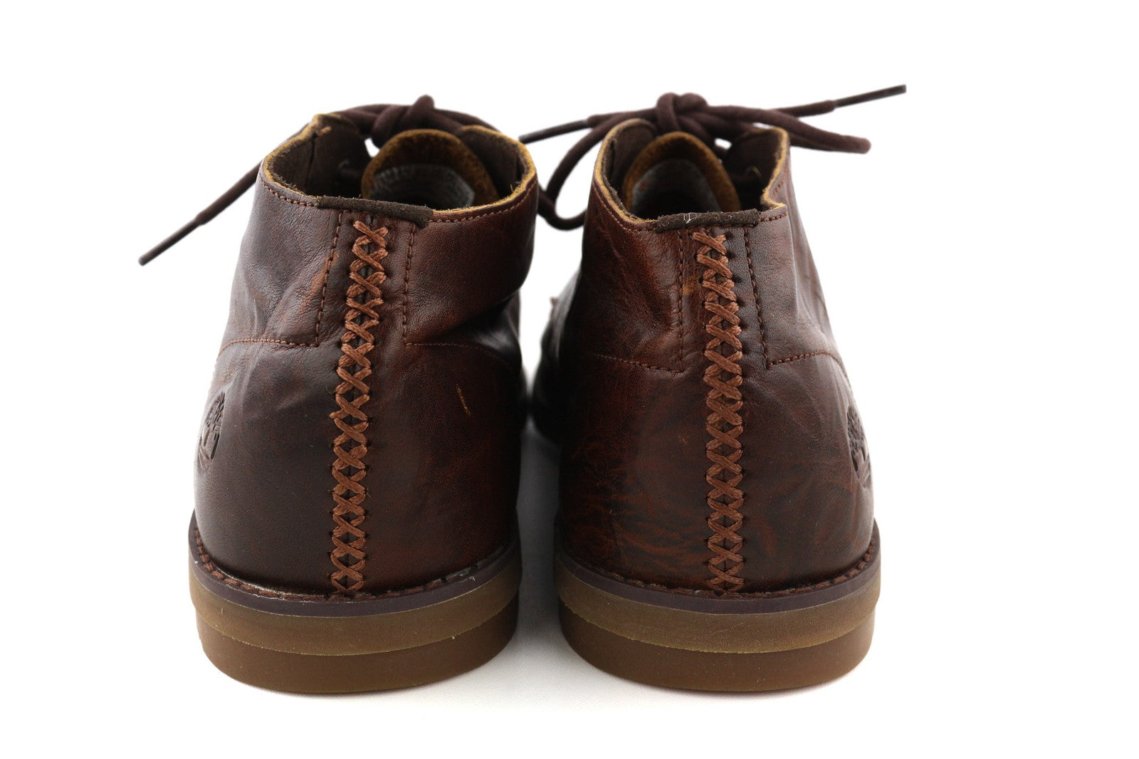 TIMBERLAND A22GK-A3619 vyriški batai EU43/43.5 tamsiai rudi odiniai laisvalaikio batai su raišteliais 