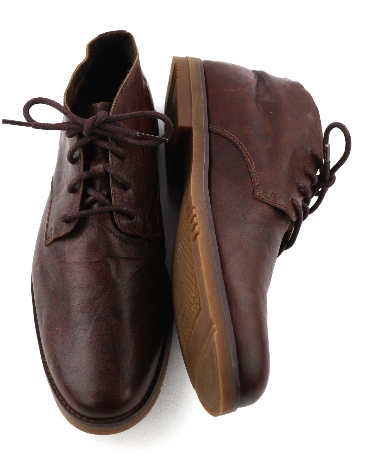 TIMBERLAND A22GK-A3619 vyriški batai EU43/43.5 tamsiai rudi odiniai laisvalaikio batai su raišteliais 