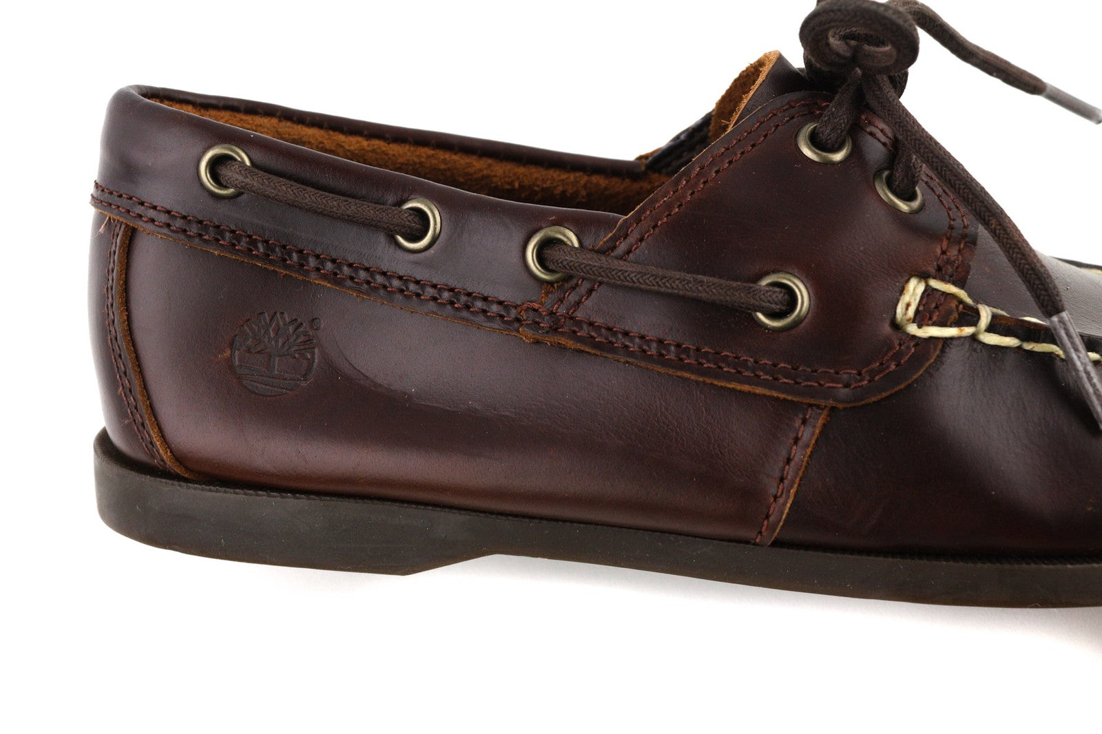 TIMBERLAND A199I-A4336 vyriški batai EU41/41.5 tamsiai rudi odiniai mokasinai žemapadžiai 