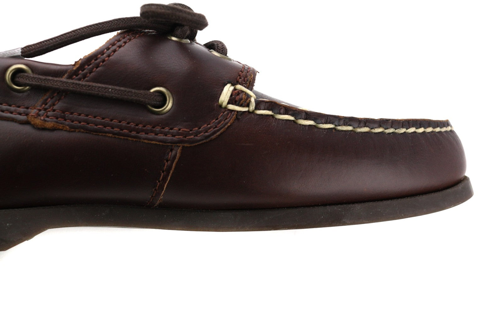 TIMBERLAND A199I-A4336 vyriški batai EU41/41.5 tamsiai rudi odiniai mokasinai žemapadžiai 